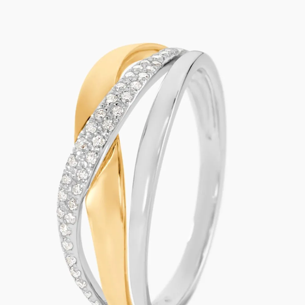 Marc Orian Bagues|Bagues Diamant > Bague Nene Or Bicolore Diamant