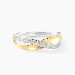 Marc Orian Bagues|Bagues Diamant > Bague Nene Or Bicolore Diamant