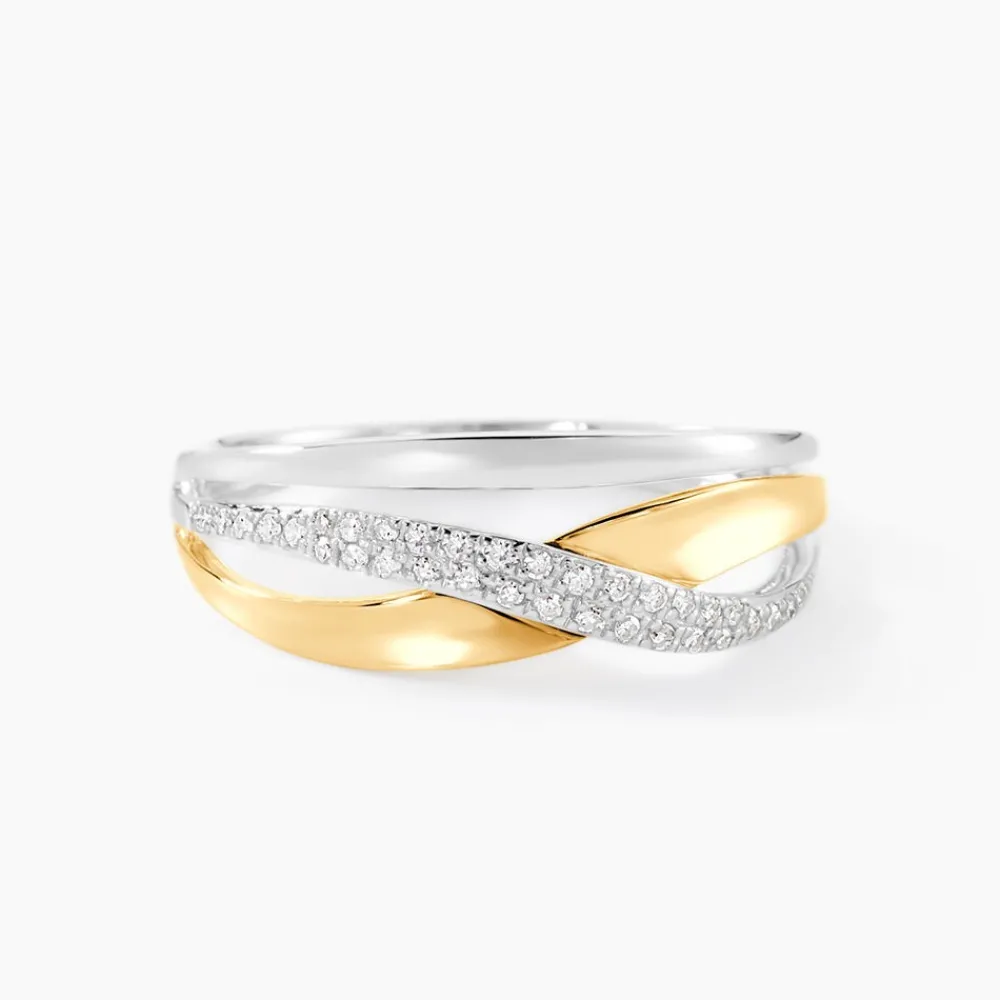 Marc Orian Bagues|Bagues Diamant > Bague Nene Or Bicolore Diamant