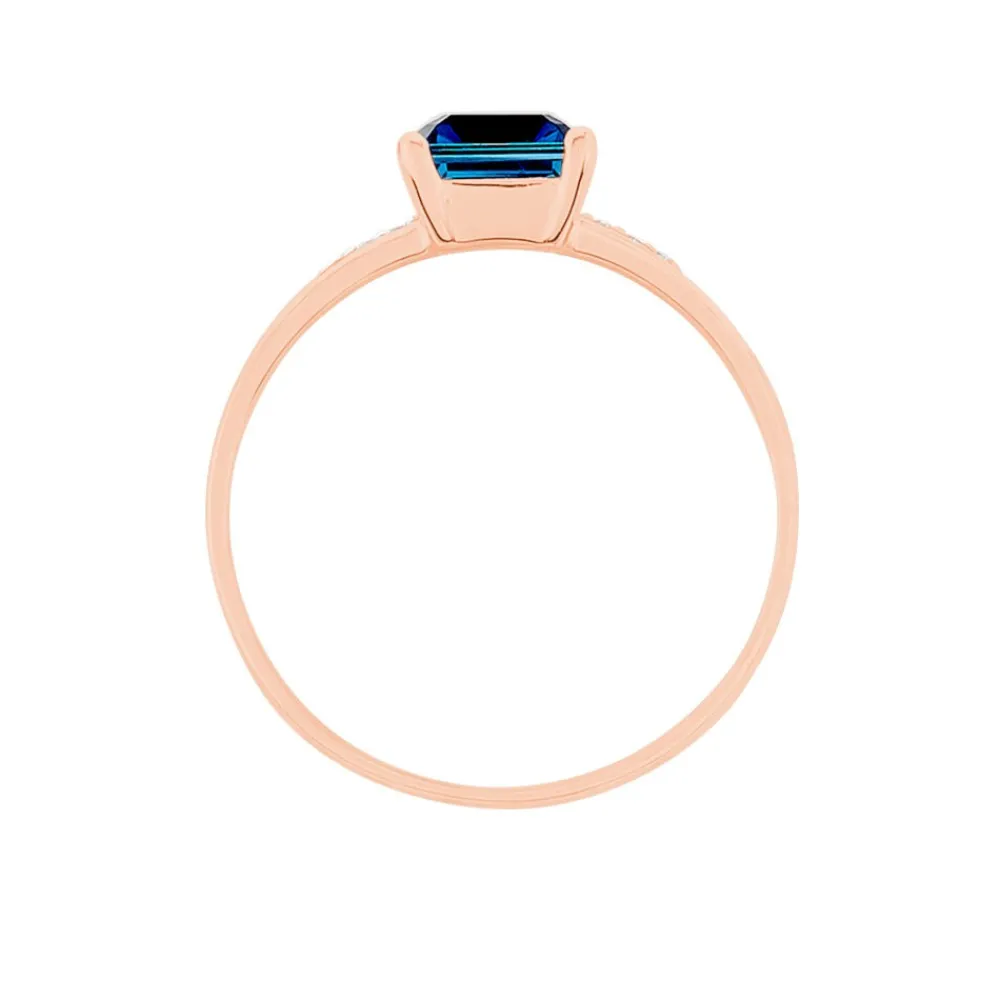 Marc Orian Anniversaire De Mariage|Bagues > Bague Noee Or Rose Topaze Et Oxyde De Zirconium