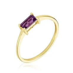 Marc Orian Anniversaire De Mariage|Bagues > Bague Nottingham Or Jaune Améthyste or jaune améthyste violet