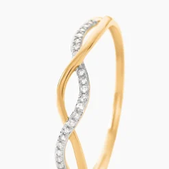 Bague Nucia Or Jaune Diamant