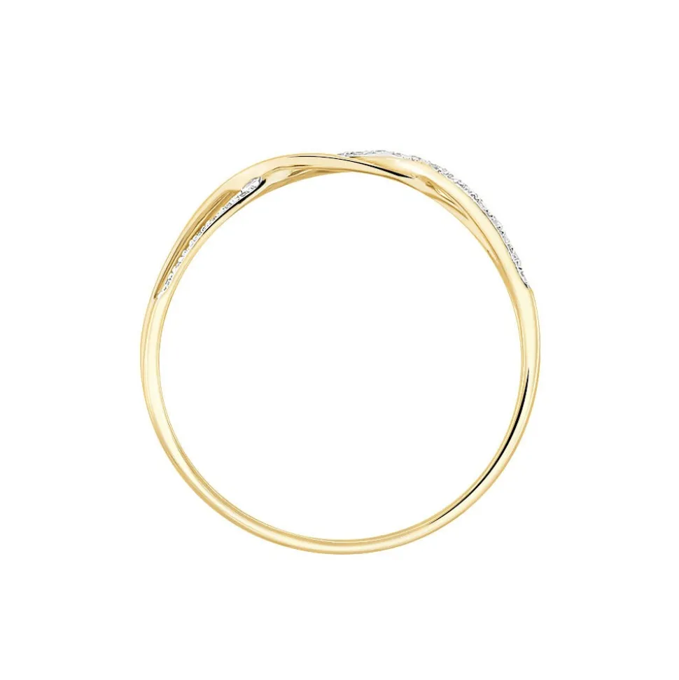 Bague Nucia Or Jaune Diamant