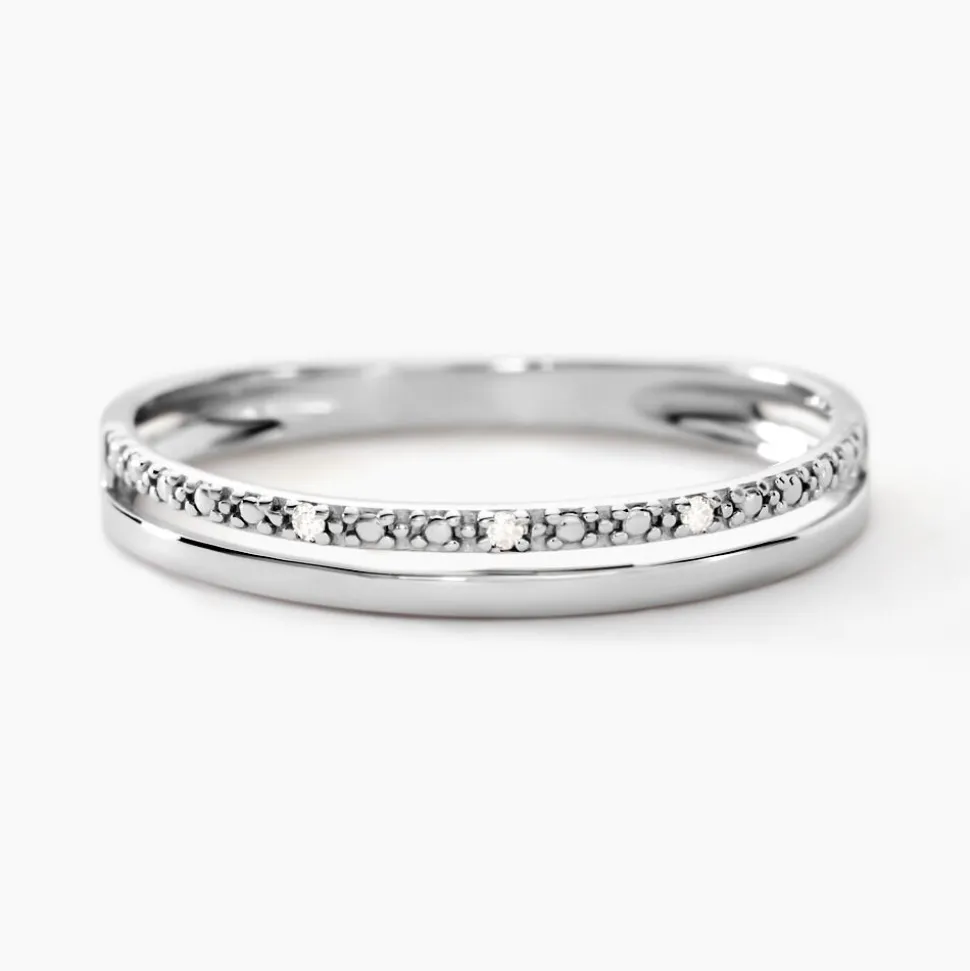 Bague Olena Or Blanc Diamant
