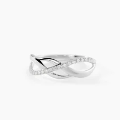 Bague Omnia Or Blanc Diamant