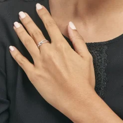Bague Omnia Or Blanc Diamant