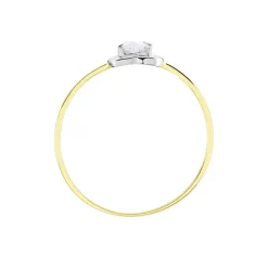 Marc Orian Bagues De Promesse|Bijoux Zirconium > Bague Or Bicolore Goulvena Oxyde De Zirconium