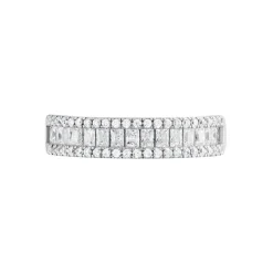 Marc Orian Bijoux Zirconium|Bagues > Bague Or Blanc Jacklyn Oxyde De Zirconium