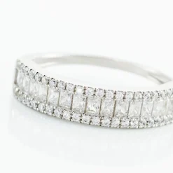 Marc Orian Bijoux Zirconium|Bagues > Bague Or Blanc Jacklyn Oxyde De Zirconium