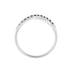 Marc Orian Anniversaire De Mariage|Bagues Saphir > Bague Or Blanc Maudy Saphirs Diamants