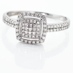 Marc Orian Bijoux Or|Anniversaire De Mariage > Bague Or Blanc Zuzana Diamants