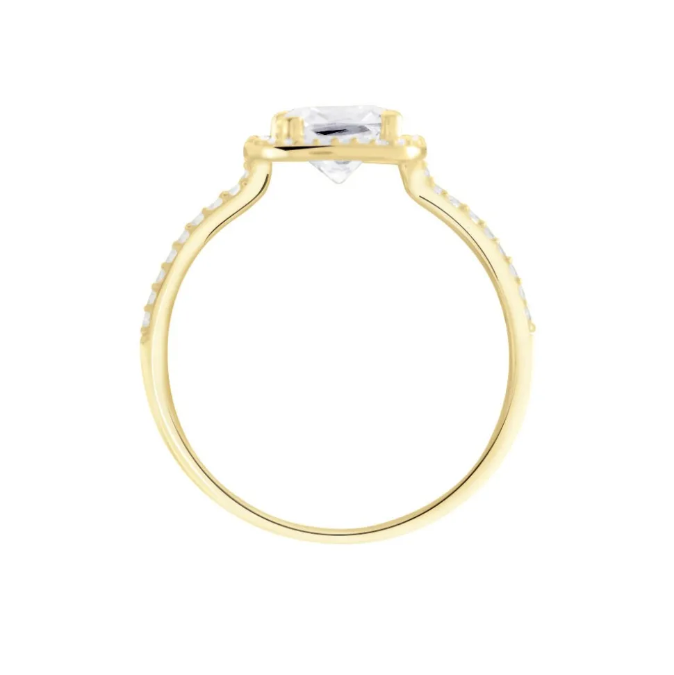 Bague Or Jaune Adrienne Oxydes De Zirconium