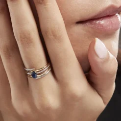 Marc Orian Anniversaire De Mariage|Bagues Saphir > Bague Or Jaune Carissa Saphir Diamants