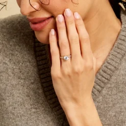 Marc Orian Bagues De Promesse|Bagues > Bague Or Jaune Carolina Oxyde De Zirconium