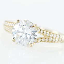 Marc Orian Bagues De Promesse|Bagues > Bague Or Jaune Carolina Oxyde De Zirconium