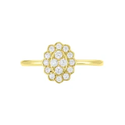 Marc Orian Bijoux Zirconium|Bagues > Bague Or Jaune Catharine Oxyde De Zirconium