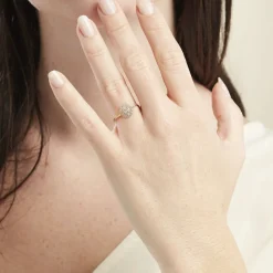 Marc Orian Bijoux Zirconium|Bagues > Bague Or Jaune Catharine Oxyde De Zirconium