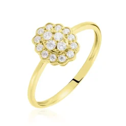Marc Orian Bijoux Zirconium|Bagues > Bague Or Jaune Catharine Oxyde De Zirconium