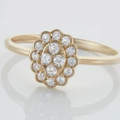 Marc Orian Bijoux Zirconium|Bagues > Bague Or Jaune Catharine Oxyde De Zirconium