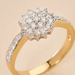 Marc Orian Anniversaire De Mariage|Bagues > Bague Or Jaune Chou Diamants or jaune diamant