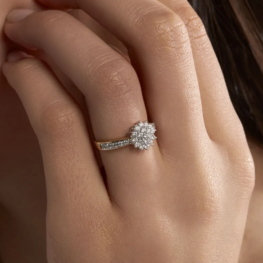 Marc Orian Anniversaire De Mariage|Bagues > Bague Or Jaune Chou Diamants or jaune diamant
