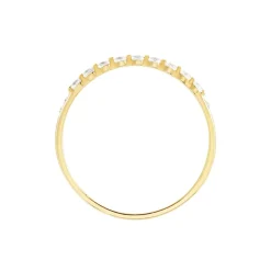 Marc Orian Bijoux Zirconium|Bagues > Bague Or Jaune Eclat D'etoile Oxyde De Zirconium