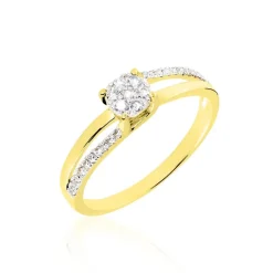 Marc Orian Parures De Mariage|Anniversaire De Mariage > Bague Or Jaune Josane Diamants