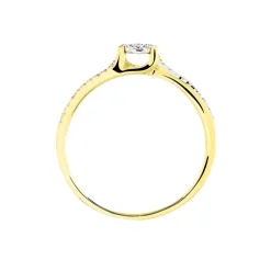 Marc Orian Parures De Mariage|Anniversaire De Mariage > Bague Or Jaune Josane Diamants