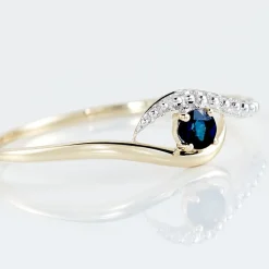 Bague Or Jaune Karmele Saphir