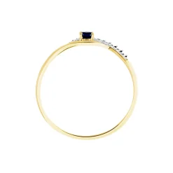 Bague Or Jaune Karmele Saphir