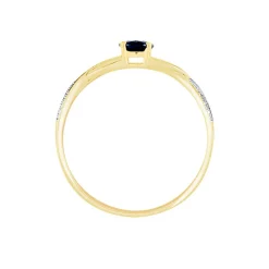 Bague Or Jaune Katalinta Saphir