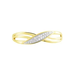 Marc Orian Bijoux Or|Bagues > Bague Or Jaune Passane Diamants