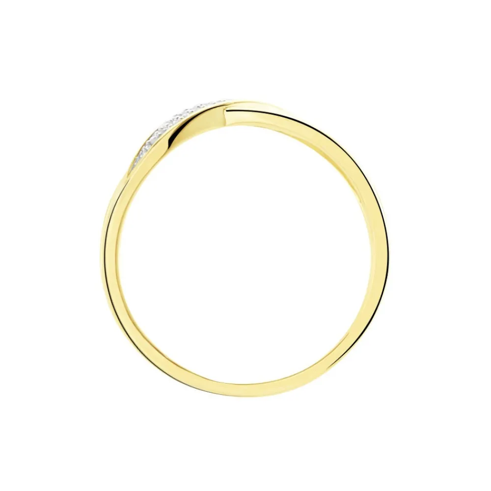Marc Orian Bijoux Or|Bagues > Bague Or Jaune Passane Diamants