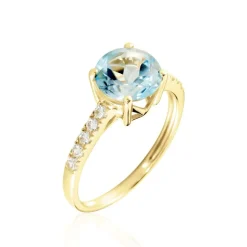Bague Or Jaune Terese Topaze