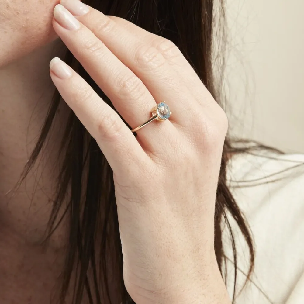 Marc Orian Anniversaire De Mariage|Bagues > Bague Or Jaune Wilfreda Topaze