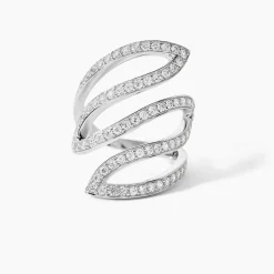 Bague Orsina Argent Argenté Oxyde De Zirconium