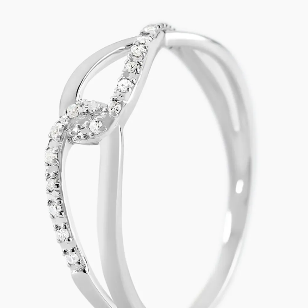 Marc Orian Bagues|Bagues Diamant > Bague Osanna Or Blanc Diamants