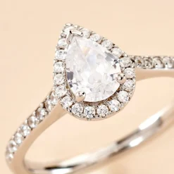 Marc Orian Bagues De Promesse|Bagues Fantaisie > Bague Pascalyne Argent Blanc Oxyde De Zirconium
