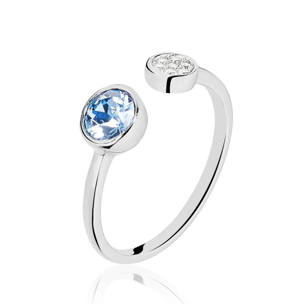 Marc Orian Bagues Fantaisie|Bijoux Zirconium > Bague Perline Argent Blanc Oxyde De Zirconium