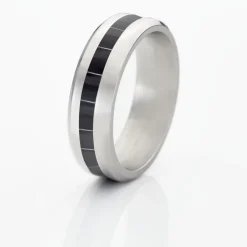 PHEBUS HIM Bagues Homme|Bagues > Bague Acier Blanc