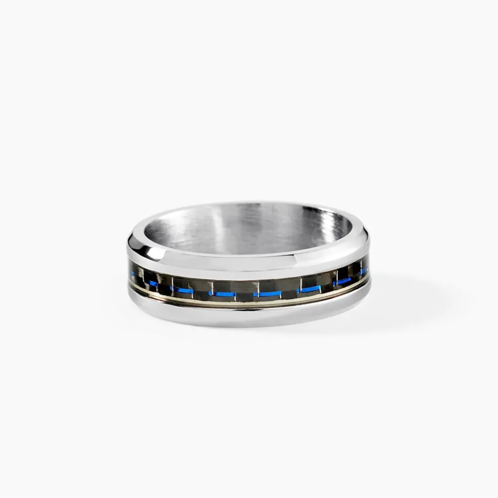 PHEBUS HIM Bagues Homme|Bagues > Bague Acier Blanc