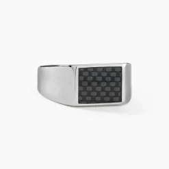 PHEBUS HIM Bagues Homme|Bagues > Bague Bruce Acier Blanc