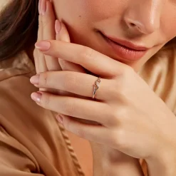 Marc Orian Bagues|Bagues Or Jaune > Bague Phedra Or Jaune Argent Blanc