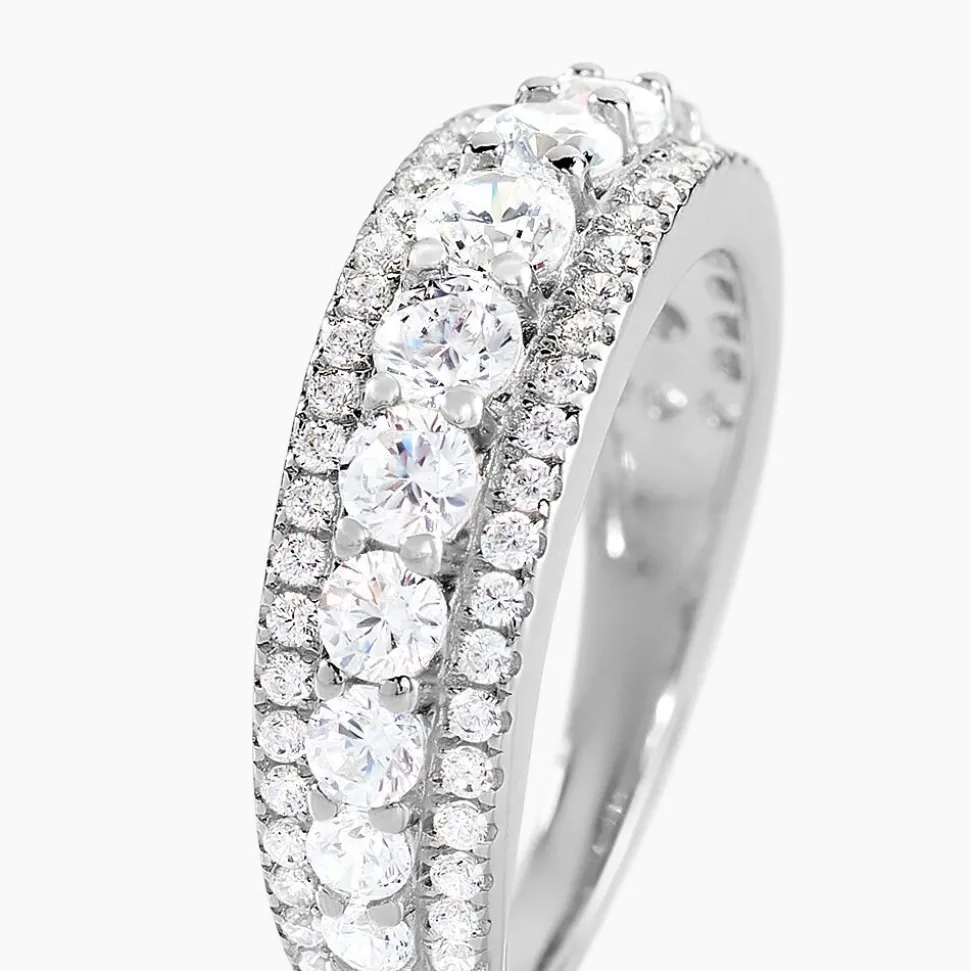 Bague Philomene Argent Blanc Oxyde De Zirconium