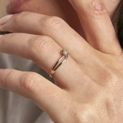 Marc Orian Anniversaire De Mariage|Bagues > Bague Pika Or Bicolore Diamant