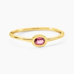 Bague Poem Argent Jaune Tourmaline