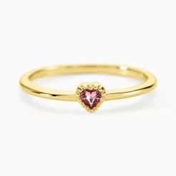 Bague Poem Argent Jaune Tourmaline