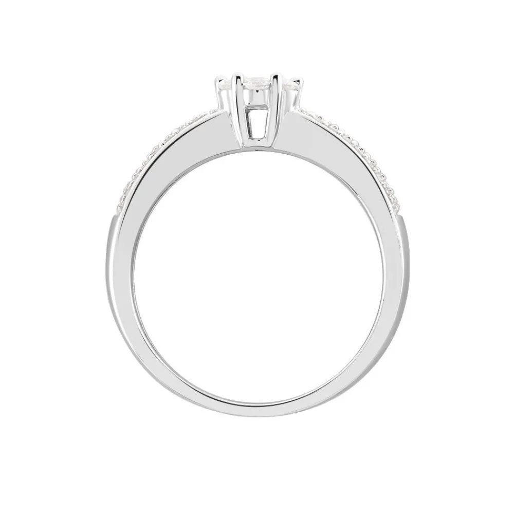 Marc Orian Anniversaire De Mariage|Bagues > Bague Praya Or Blanc Diamant