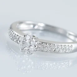 Marc Orian Anniversaire De Mariage|Bagues > Bague Praya Or Blanc Diamant