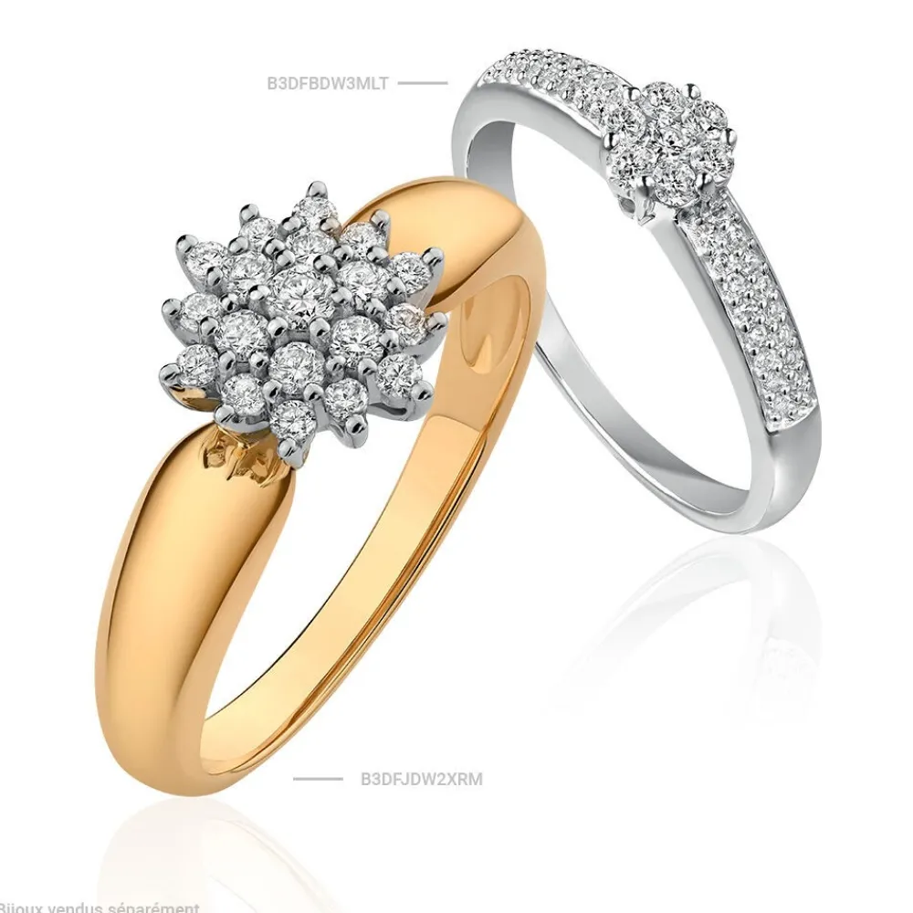 Marc Orian Anniversaire De Mariage|Bagues > Bague Praya Or Blanc Diamant